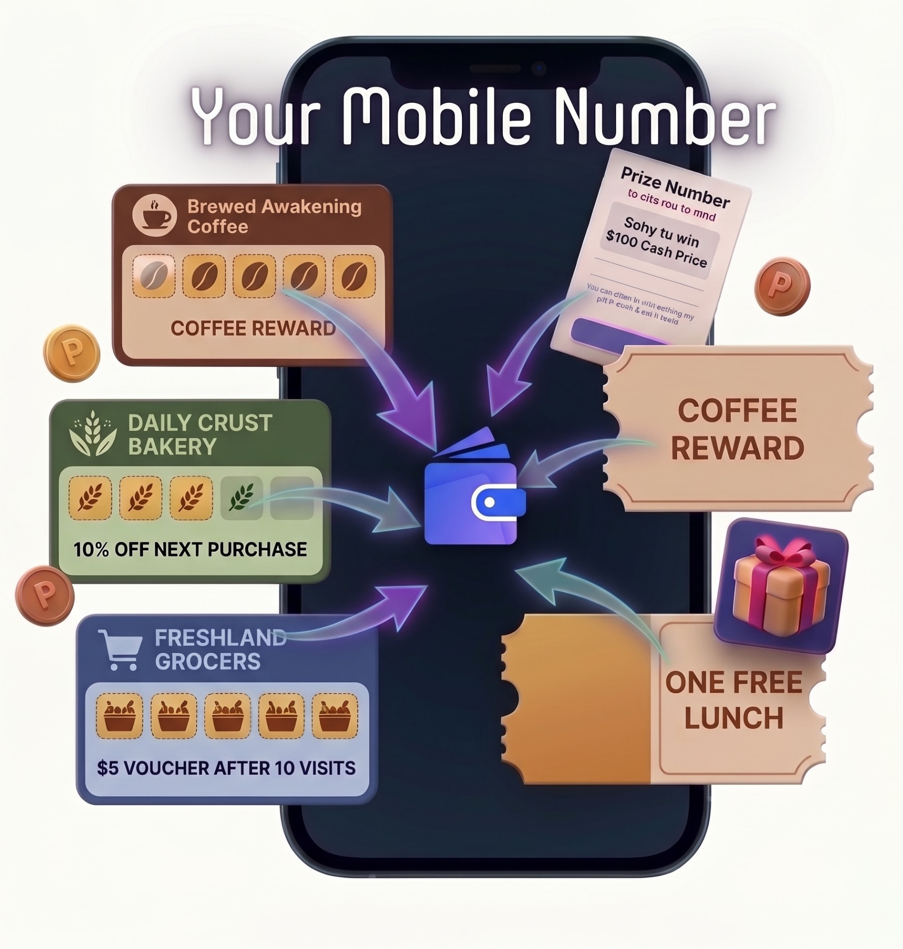 Your mobile number is your wallet.